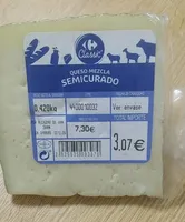 Queso mezcla semicurado