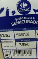 Queso mezcla semicurado