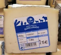Queso mezcla semicurado