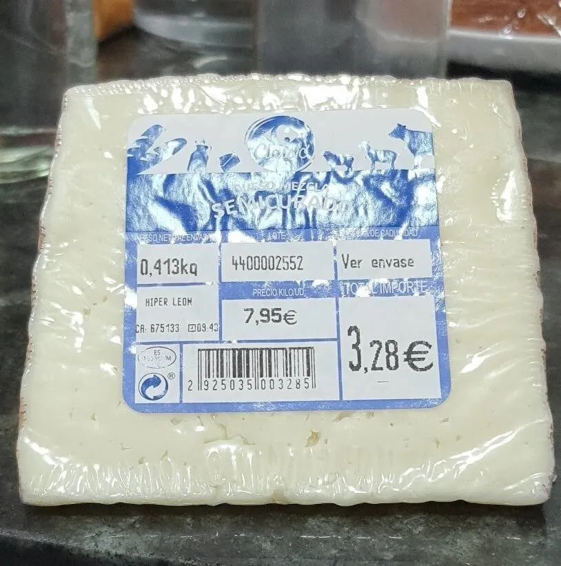 Queso mezcla semicurado graso Carrefour