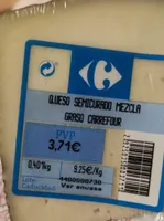 QUESO SEMICURADO MEZCLA GRASO