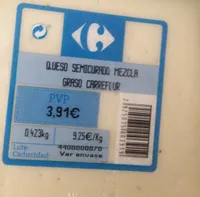 Queso semicurado mezcla