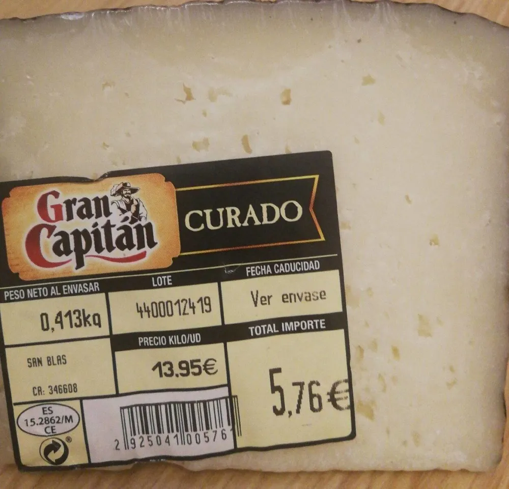 Queso Curado Gran Capitán