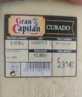 Queso Gran Capitán Curado