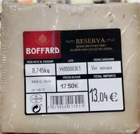 Queso oveja viejo Reserva