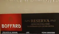 Boffard reserva queso viejo