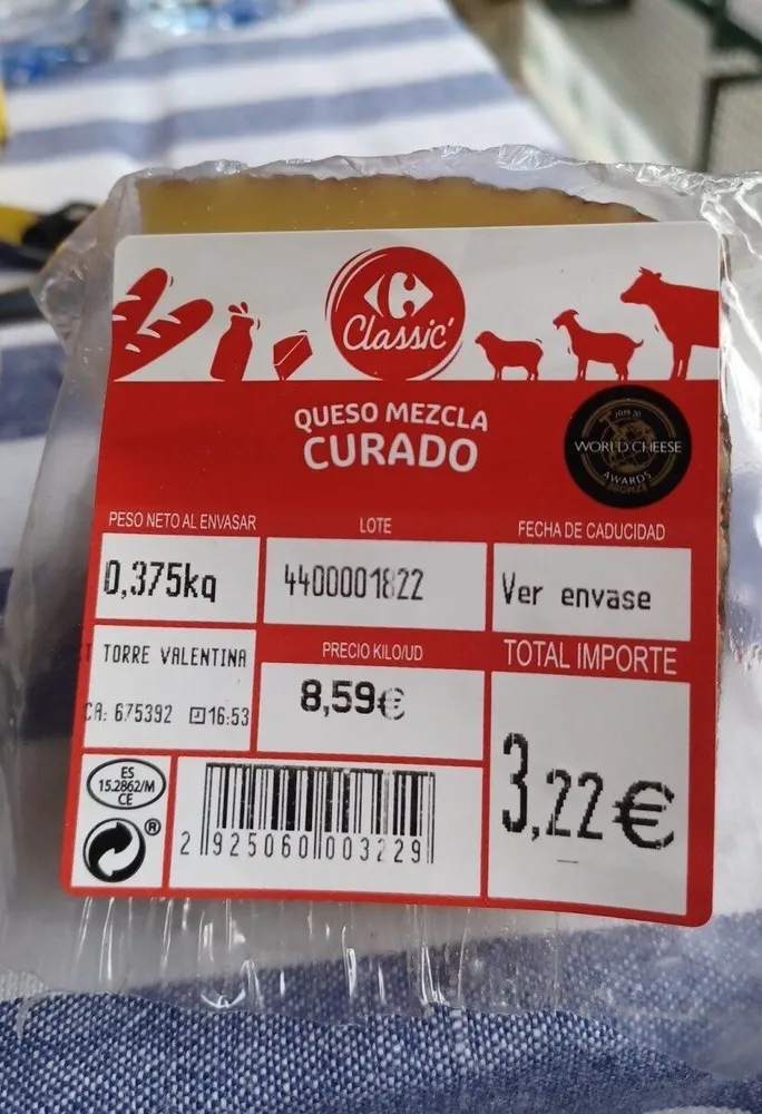 Queso Mezcla Curado