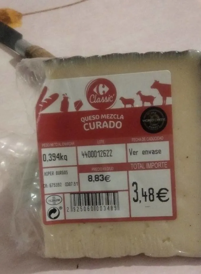 Queso Mezcla Curado