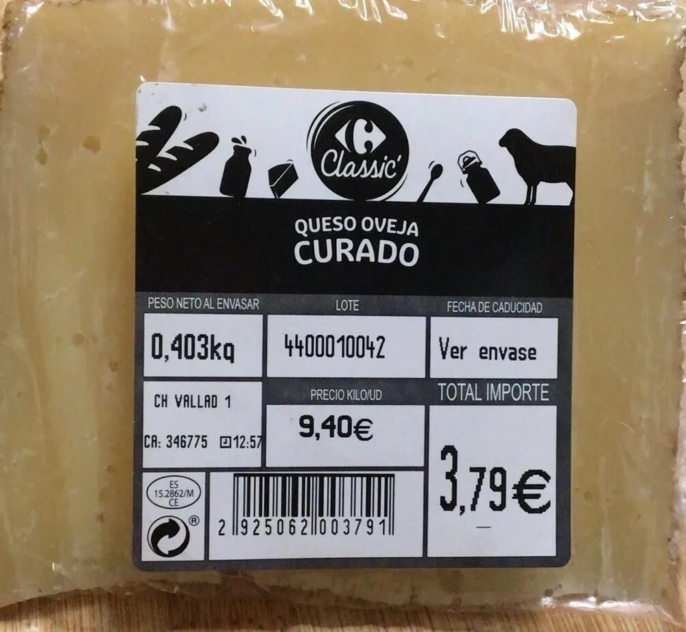 Quedo Oveja Curado Classic