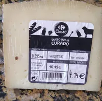 Queso oveja curado