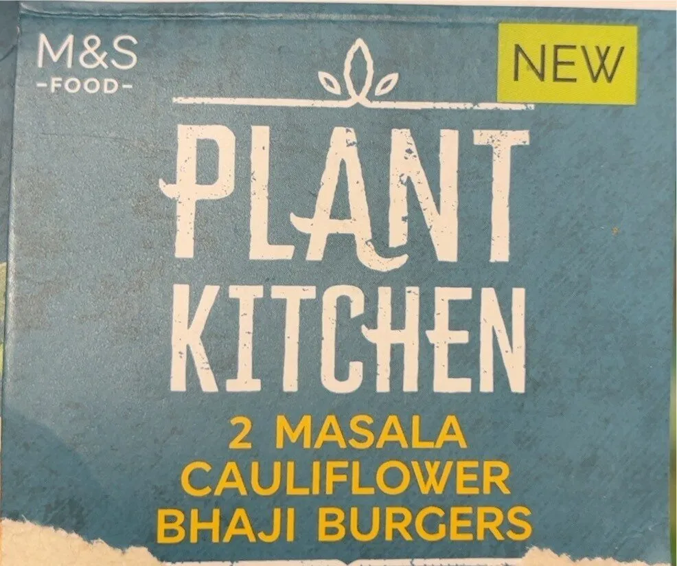 2 Masala Cauliflower Bhaji Burgers