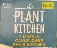 2 Masala Cauliflower Bhaji Burgers