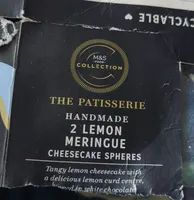 The Patisserie Handmade Lemon Meringue Cheesecake Sphere