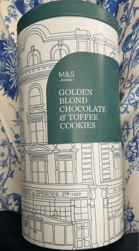 golden blonde chocolate & toffee cookies