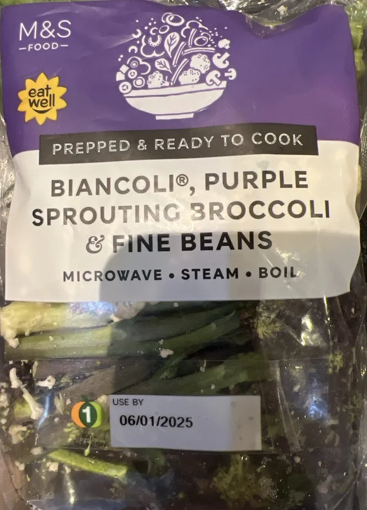 Biancoli, Purple Sprouting broccoli & Fine Beans