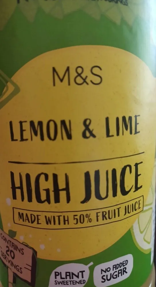 Lemon and lime High juice