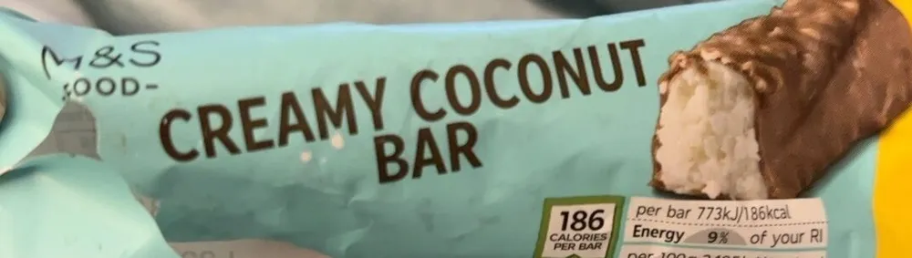 Creamy Coconut Bar