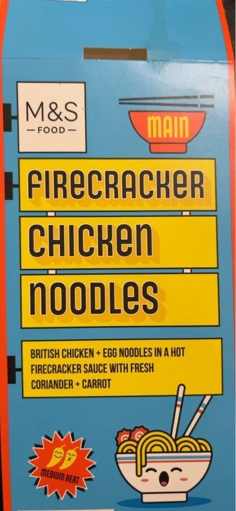 Firecracker chicken noodles