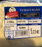 Queso semicurado mezcla graso