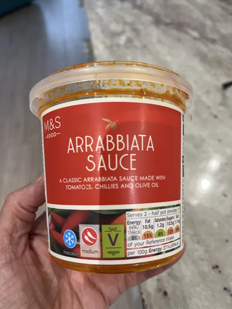 M&S Arrabbiata sauce