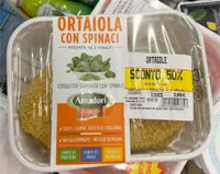 Ortaiola con spinaci