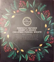 Perfectly matured cherry & orange Christmas pudding wreath