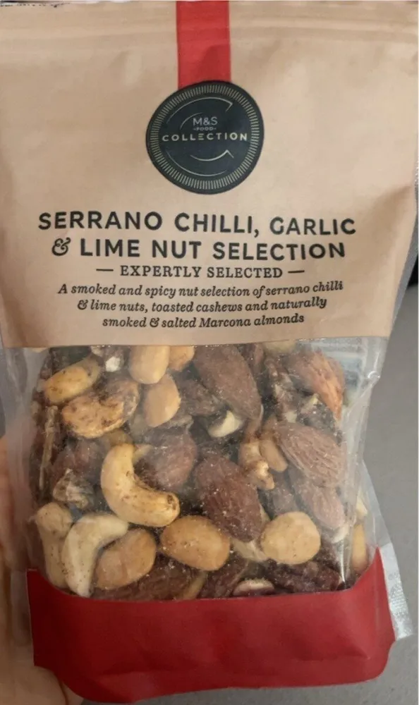 Serrano Chilli, Garlic & Lime Nut Selection