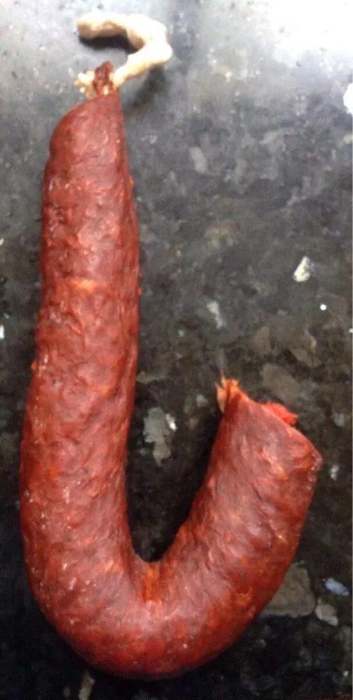Chorizo dulce embutidos la encina