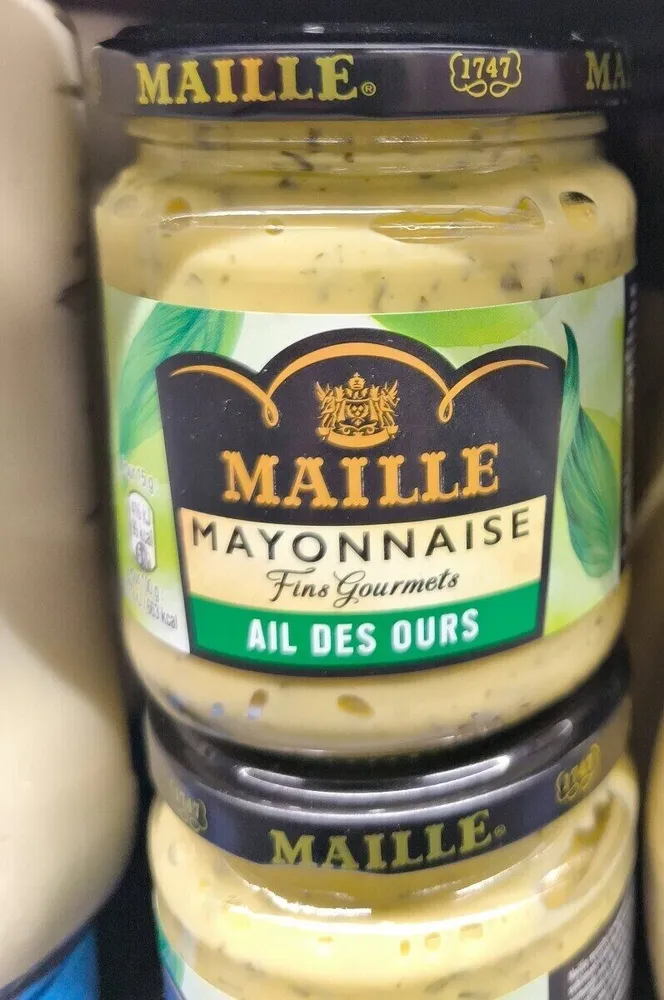 Mayonnaise fins gourmets ail des ours