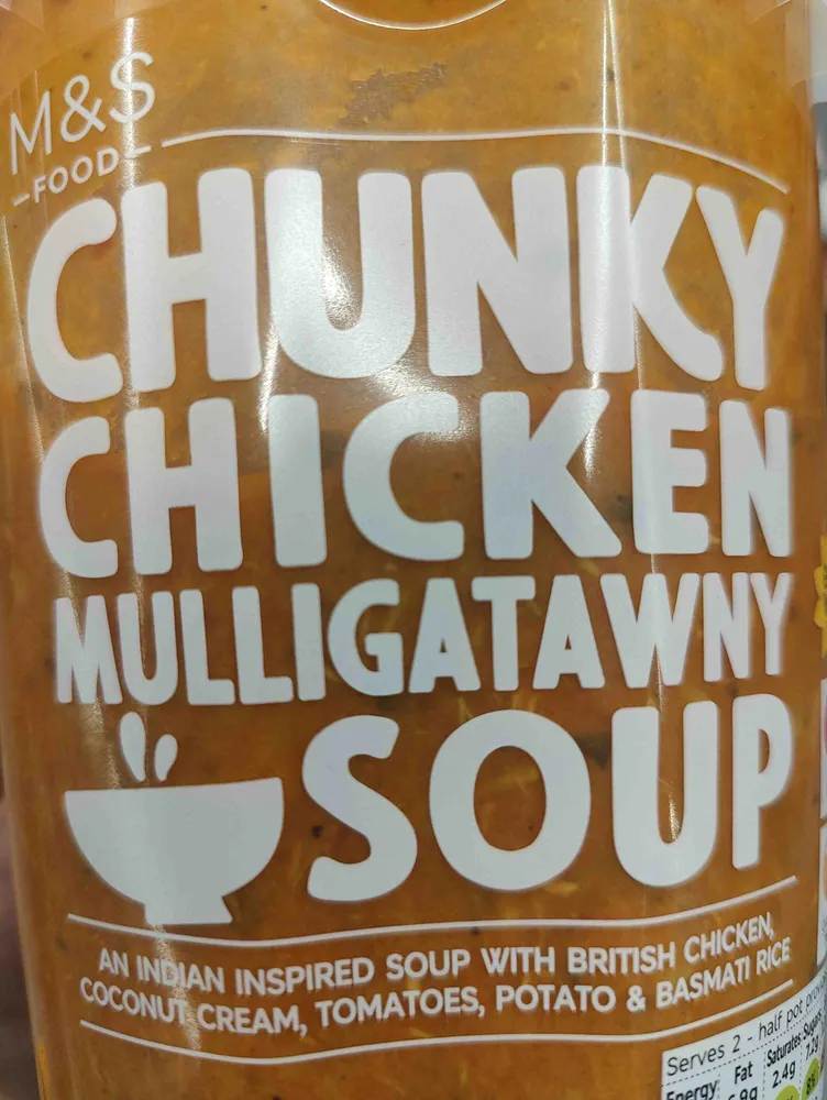 Chunky Chicken Mulligatawny Soup