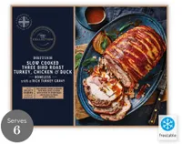 British Slow Cooked Three Bird Roast