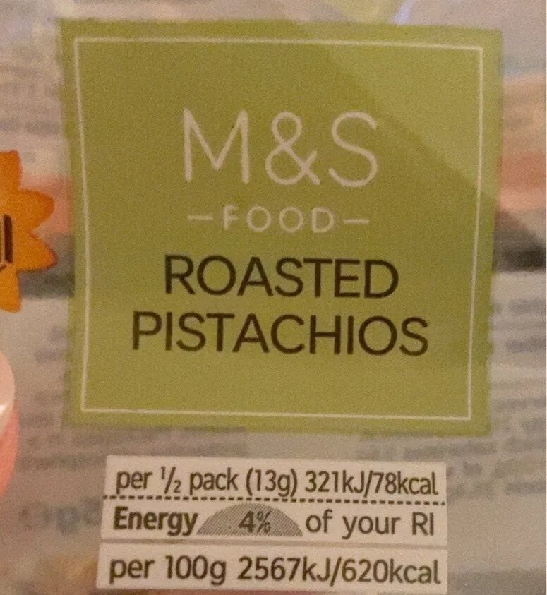 Roasted pistachios