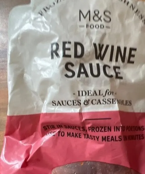 Red wine sauce