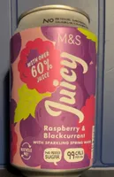 Juicy Raspberry & Blackcurrant with sparkling spring water