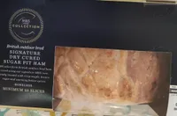 British outdoor bred dry cured sugar pit ham