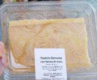 focaccia genovese con farina di mais