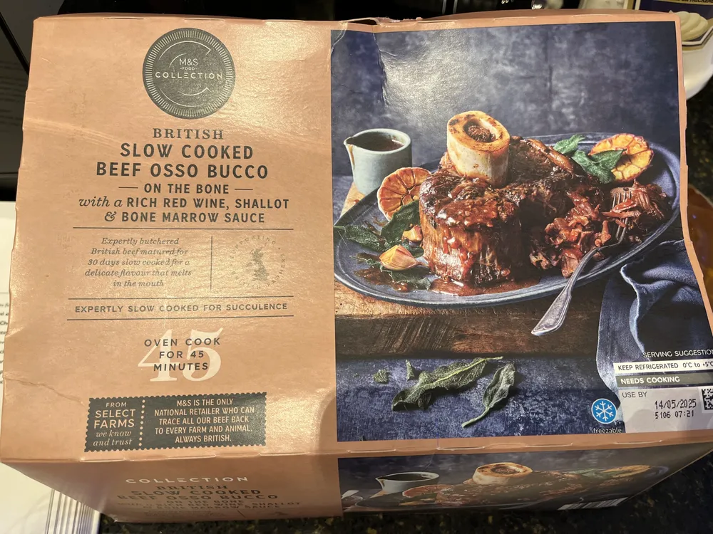 British Slow Cooked Beef Isso Bucco