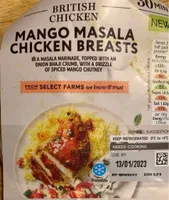 Mango masala chicken breasts
