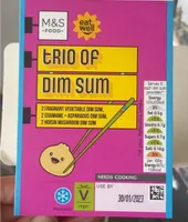 Trio of dim sum
