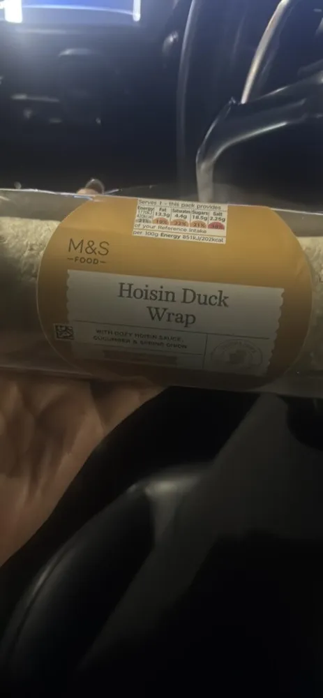 Hoisin Duck Wrap