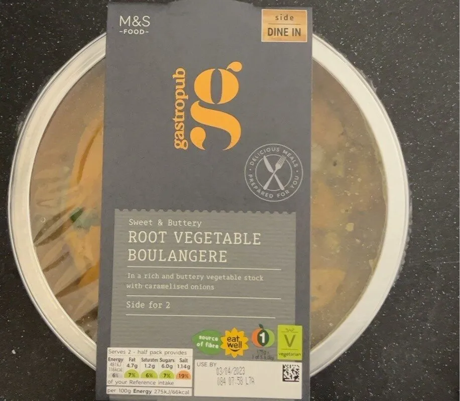 Root Vegetable Boulangere