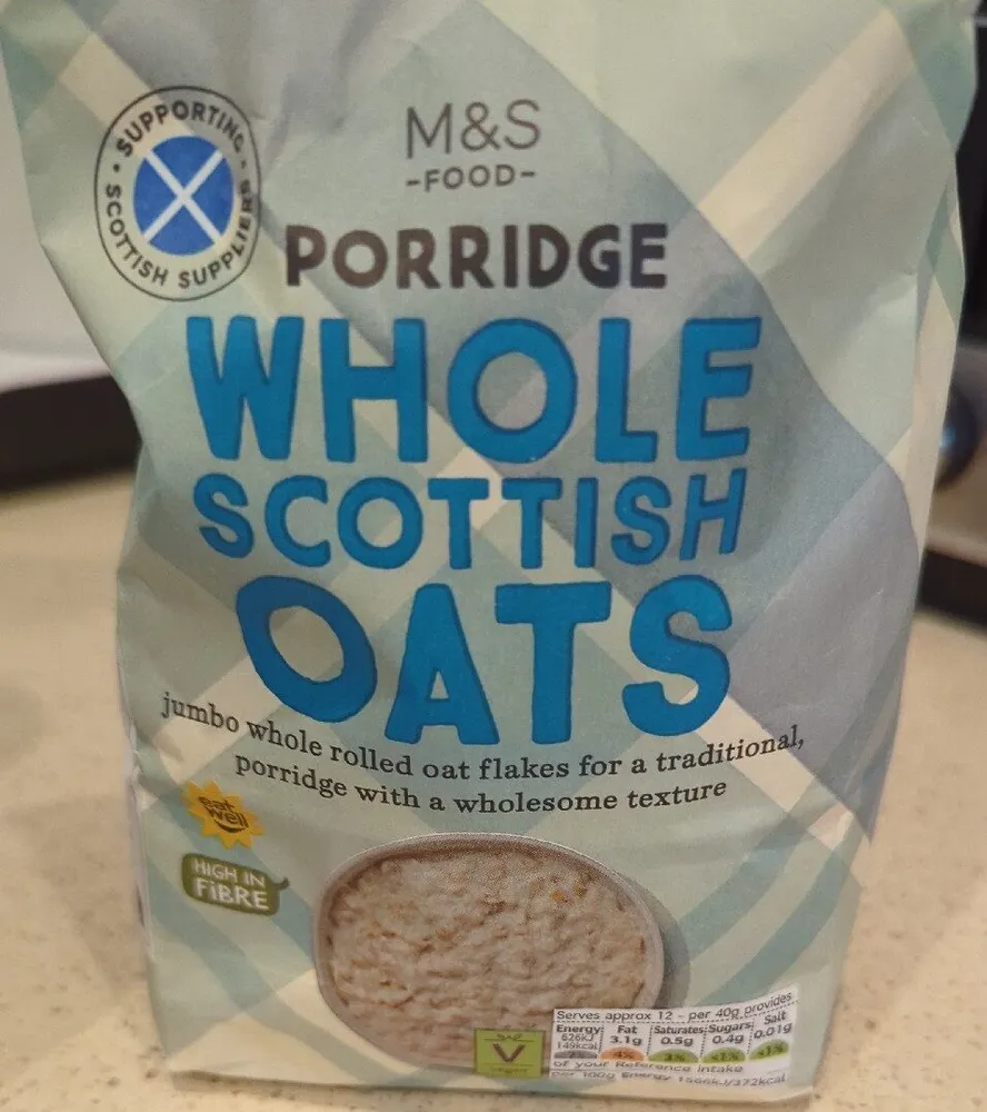 Marks and Spencer Whole Scottish Oats