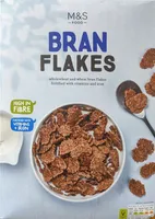 wholegrain wheat flakes and wheat bran with added vitamins and iron