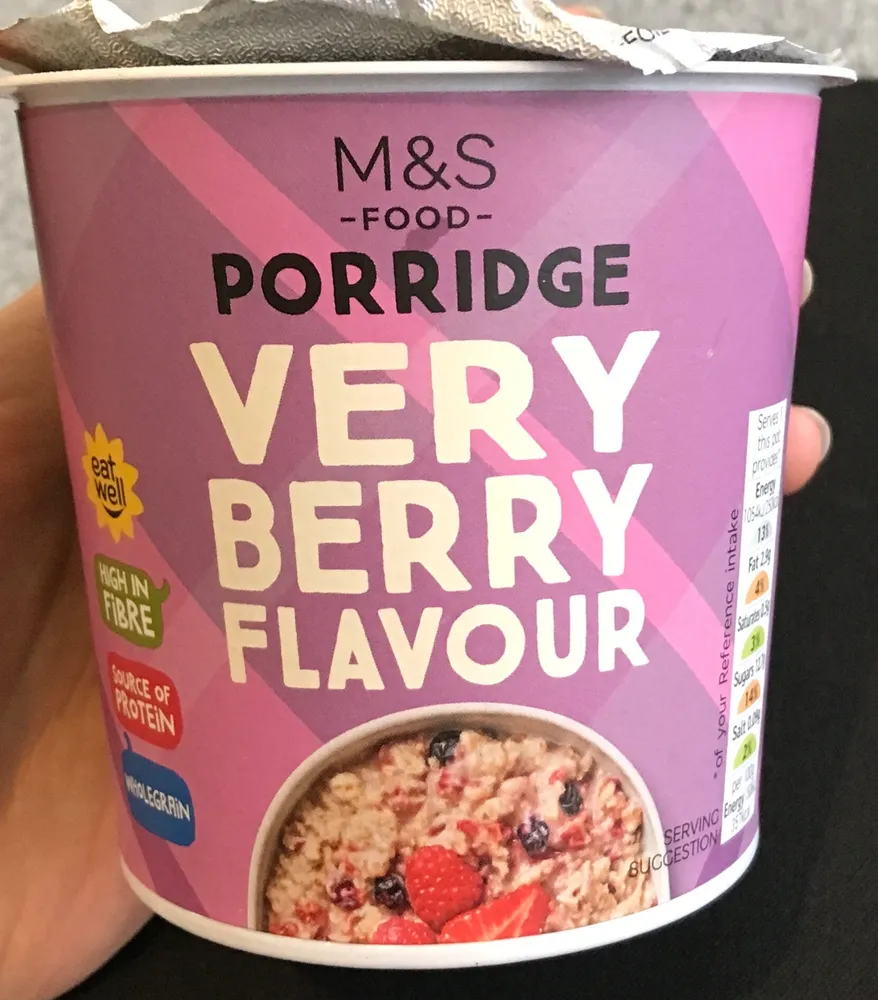 porridge very berry flavour