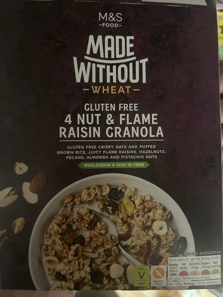 Gluten Free 4 Nut Granola