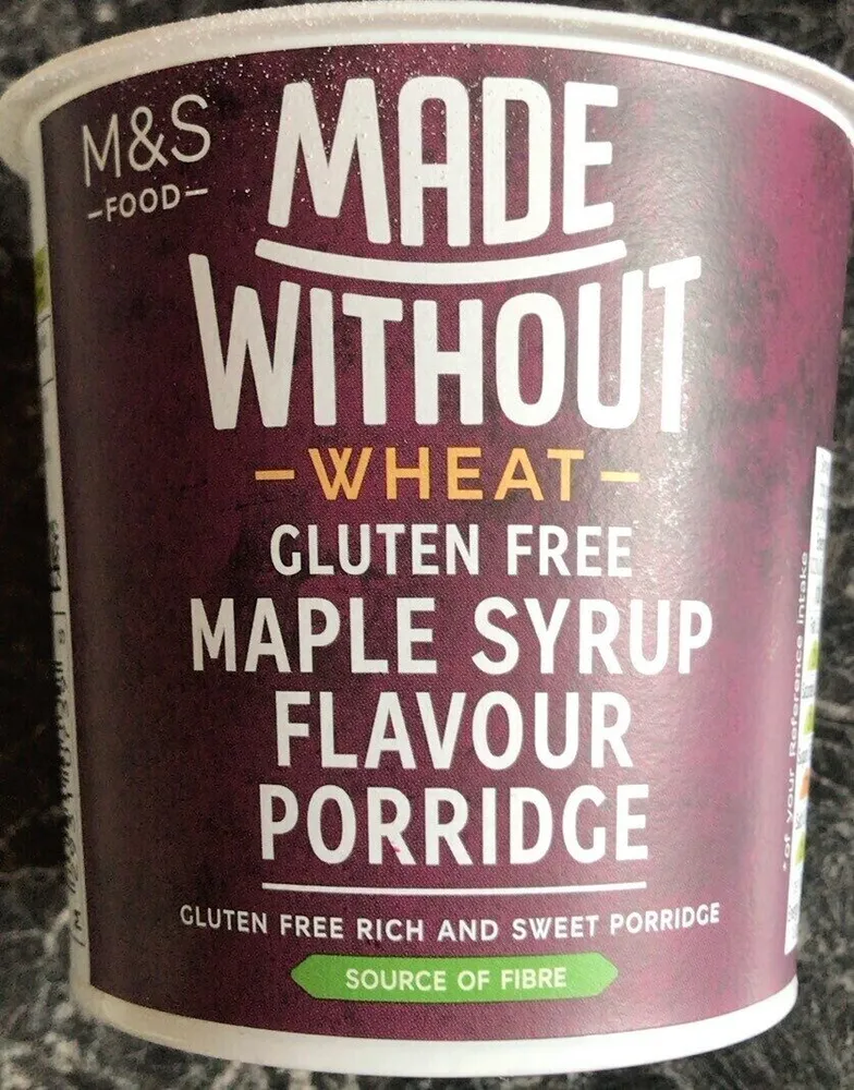 GF Maple Syrup Porridge
