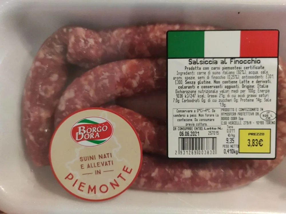 Salsiccia al finocchio