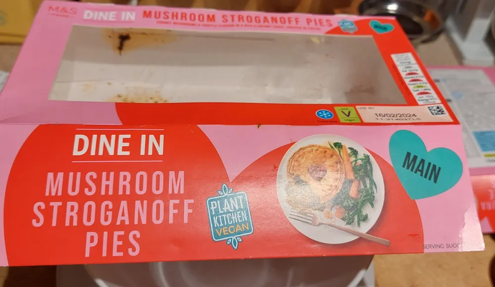 Mushroom Stroganoff Pies
