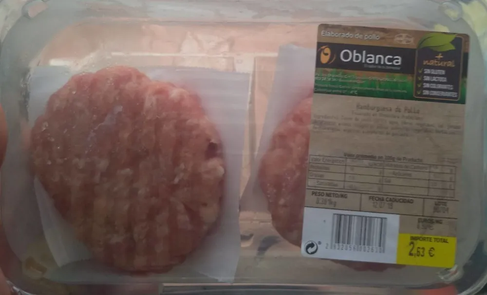 Hamburguesa de pollo