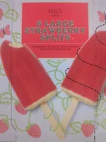 Strawberry Split Lolly